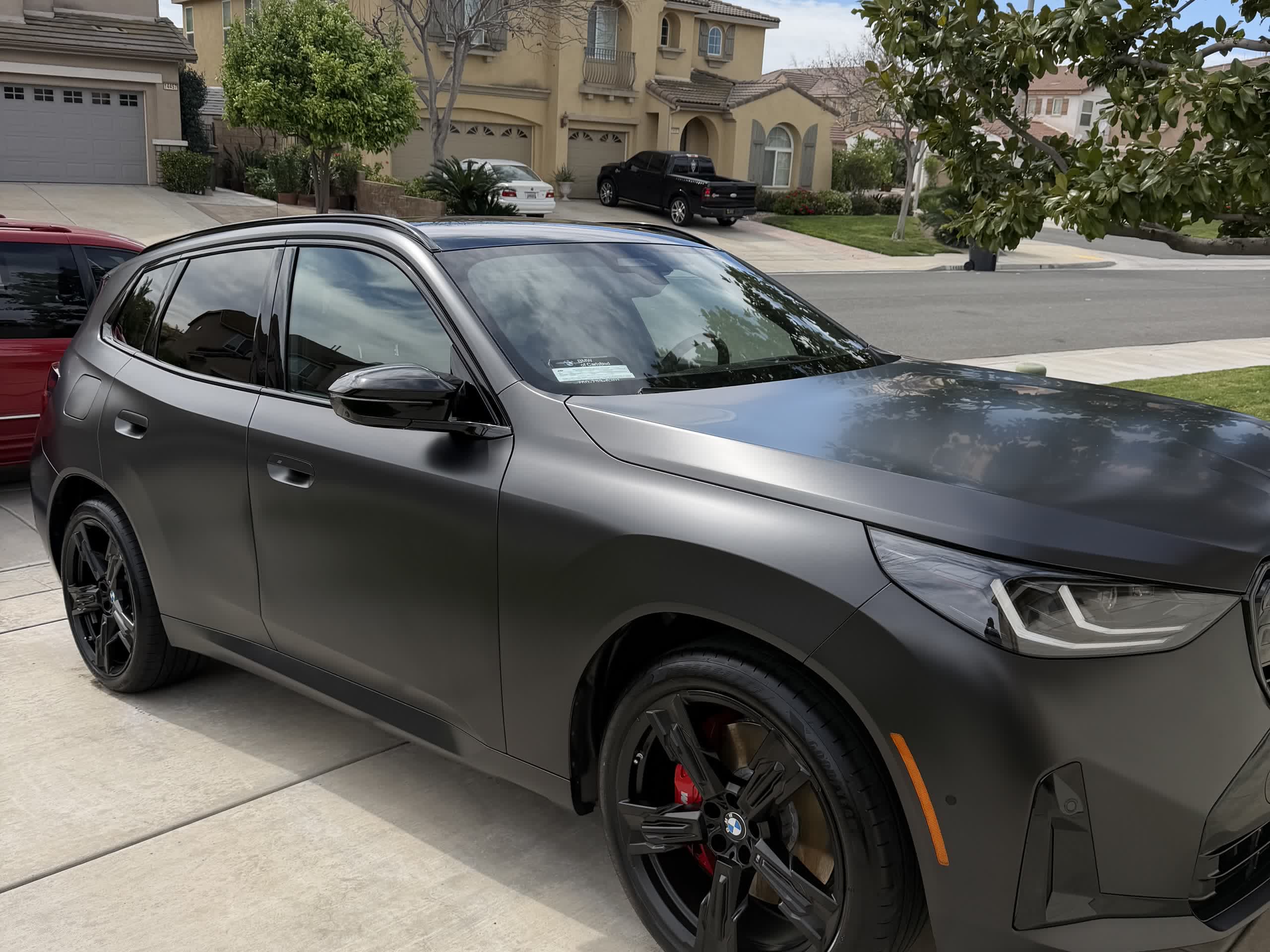 Ceramic coating in Eastvale, CA, door and trim detail, by Pure Wave Auto Detailing